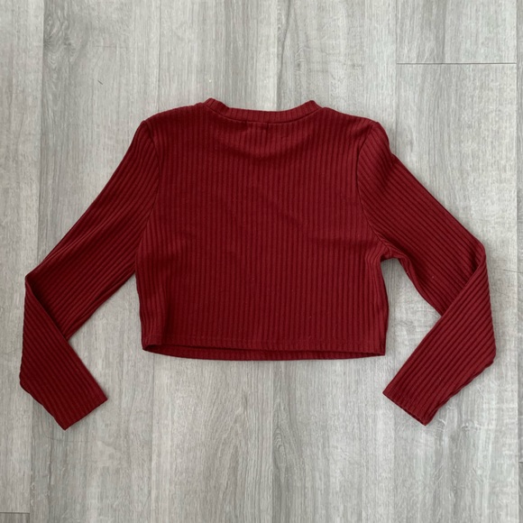 Womens Size XL Long sleeve Crop top - Picture 2 of 4